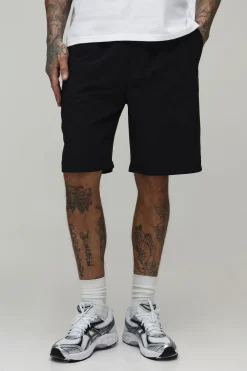 Short Technique Décontracté Taille Élastiquée Coupe Ample Tall