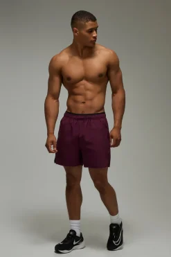 boohooMAN Short Tissé Extensible Actif Homme 5 Pouces<Femme Shorts|Shorts