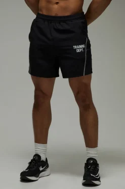 Training Dept. Short Tissé Extensible 5 Pouces À Coutures Contrastées Training Dept<Femme Tout Afficher|Shorts