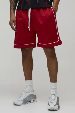 Short Tricot Coupe Regular Avec Passepoil