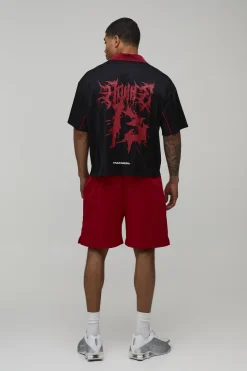 Short Tricot Coupe Regular Avec Passepoil
