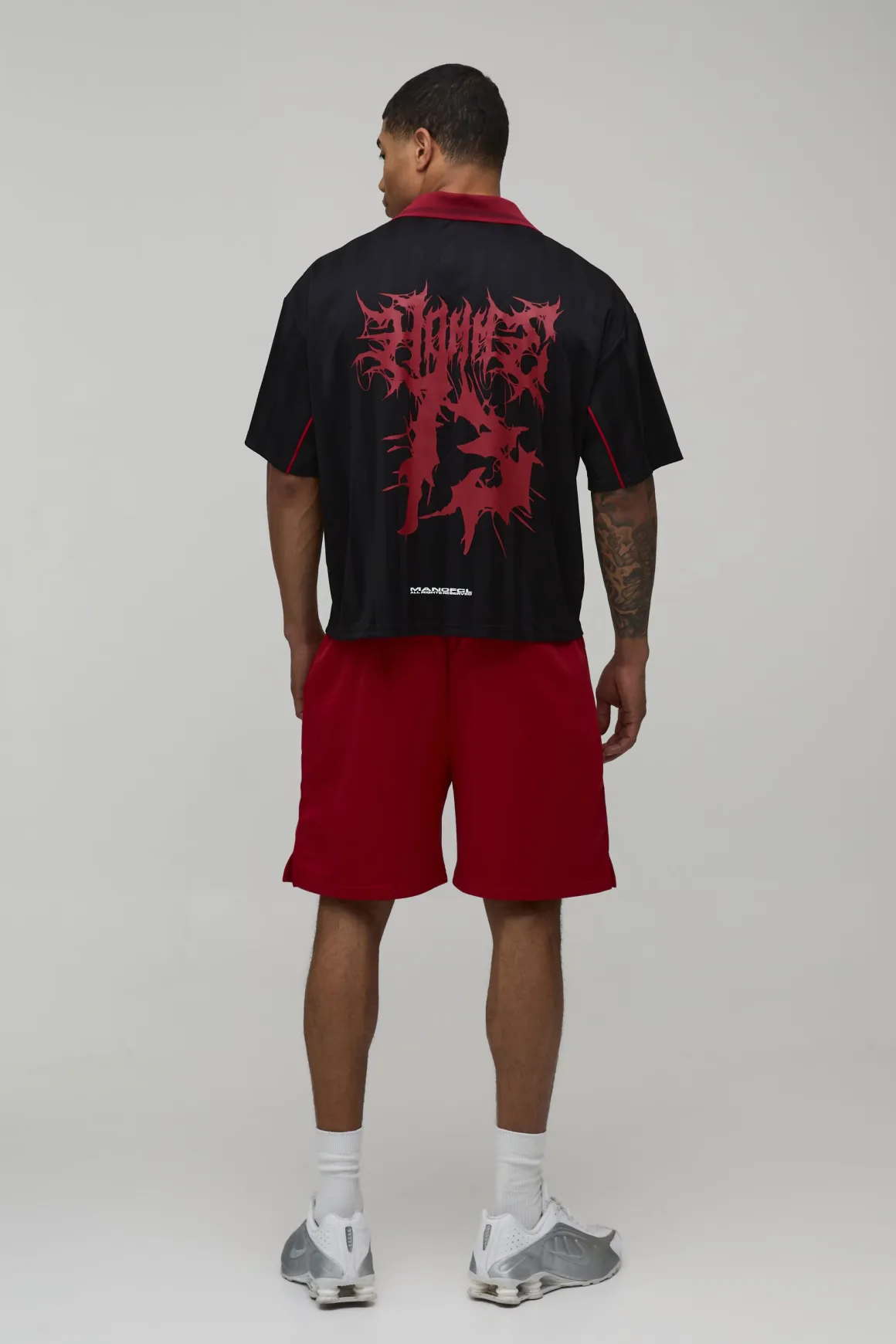 Short Tricot Coupe Regular Avec Passepoil