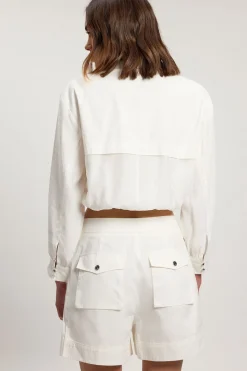 KarenMillen Short Utilitaire Avec Détail De Poche En Organdi<Femme Shorts|Ensembles