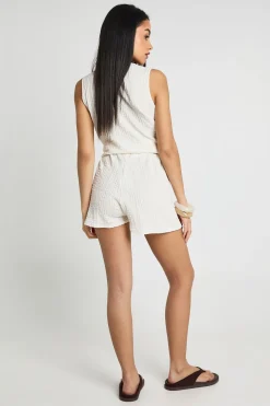 boohoo Short Évasé Texturé<Femme Shorts