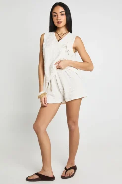 boohoo Short Évasé Texturé<Femme Shorts
