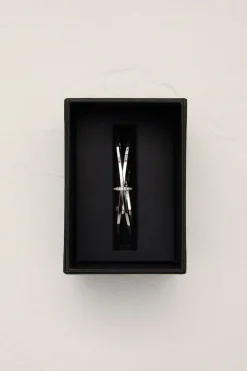 KarenMillen Tone Oval Pavé Chain Bangle< Bracelets