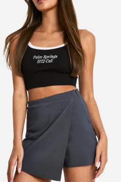 boohoo Skort asymétrique<Femme Shorts