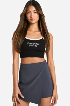 boohoo Skort asymétrique<Femme Shorts