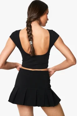 Skort de tennis plissé