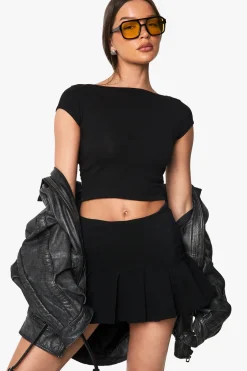 Skort de tennis plissé