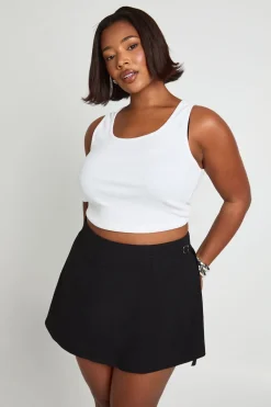 boohoo Skort à détails de boucle Plus<Femme Shorts
