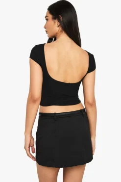 Skort Mini sur Mesure avec Détail de Ceinture