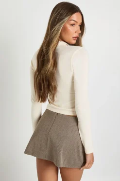 boohoo Skort plissé à chevrons<Femme Shorts