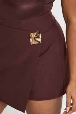 Skort Plus à garniture dorée