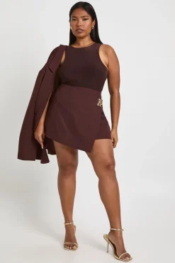 Skort Plus à garniture dorée