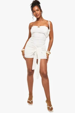 boohoo Skort texturé à laçage frontal<Femme Shorts