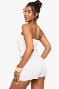 boohoo Skort texturé à laçage frontal<Femme Shorts