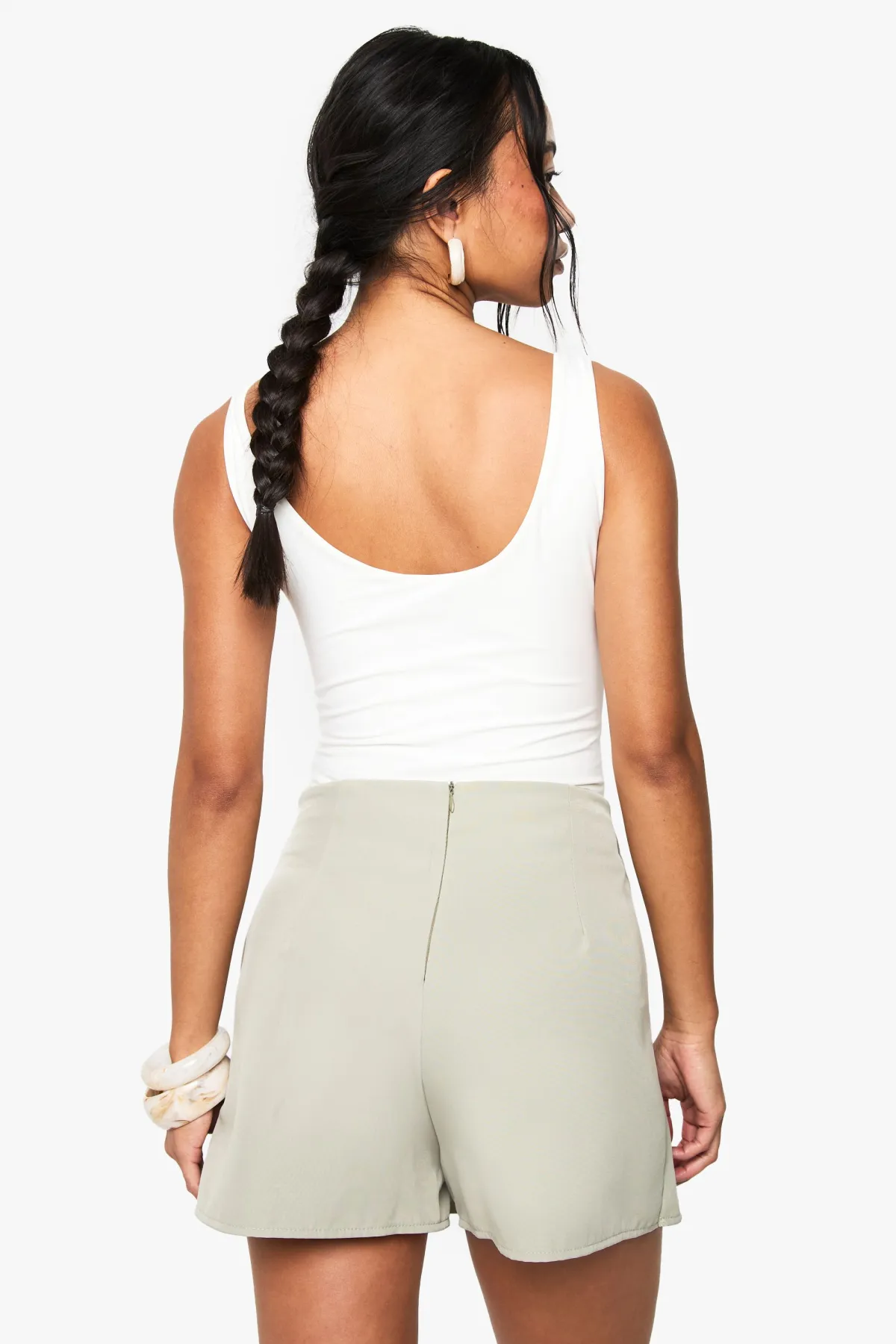 boohoo Skort tissé à fente avant<Femme Shorts
