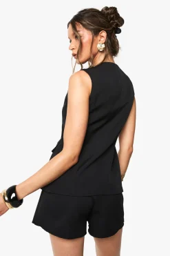Skort tissé à l'avant fendu