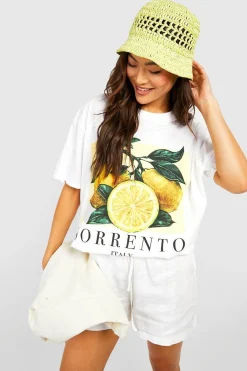 Sorrento Lemon T-shirt Oversize