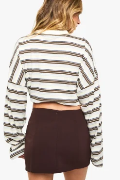 Split Front Micro Mini Skirt