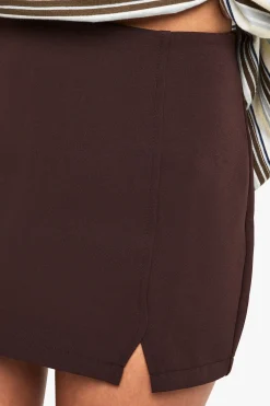Split Front Micro Mini Skirt