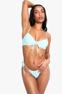 Starfish Trim Ruched Tie Side Brief