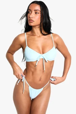 Starfish Trim Ruched Tie Side Brief