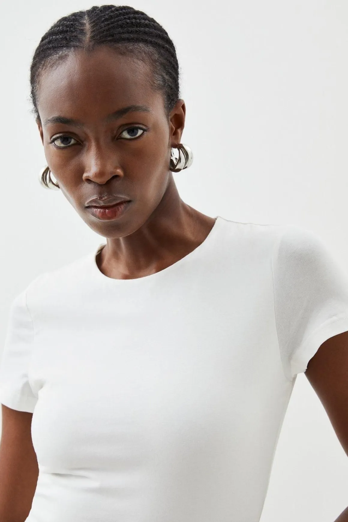 Stretch Cotton T-Shirt