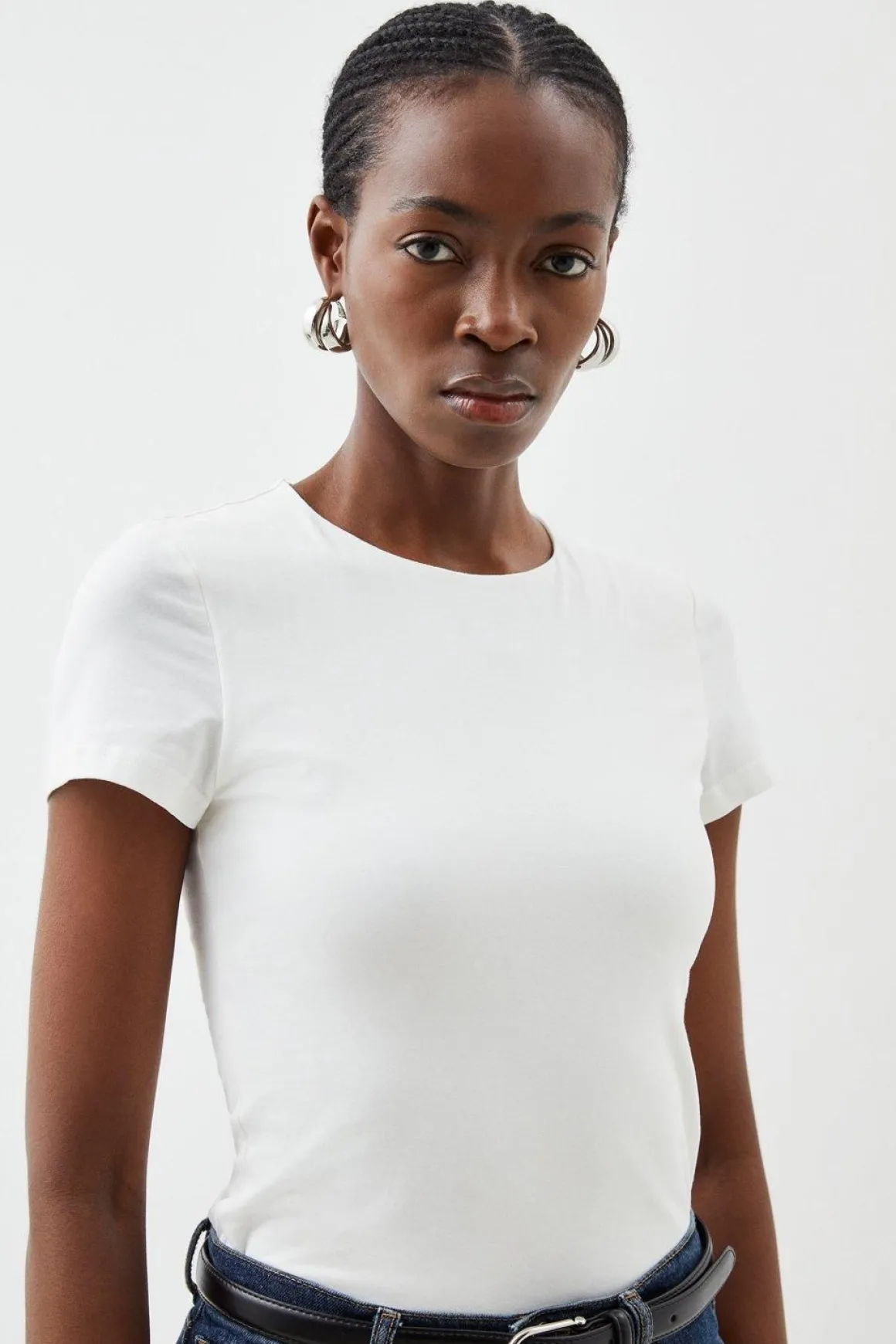 Stretch Cotton T-Shirt