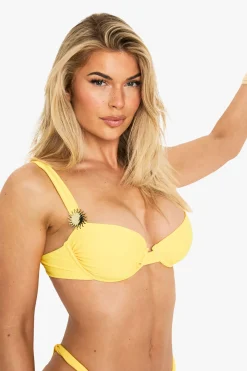 Sunshine Trim Balcony Underwired Bikini Top