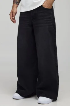 Super Jeans Baggy Rigides Lavés