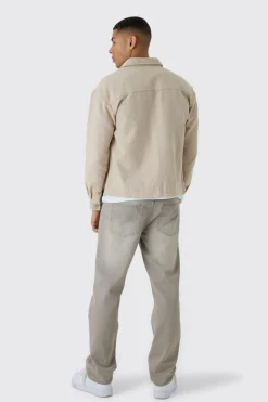 boohooMAN Surchemise Boucle Heavyweight<Homme Chemises Grande Taille|Chemises