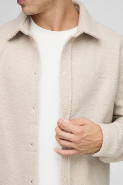 Surchemise bouclé oversize
