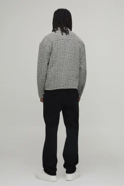 Surchemise Bouclé Texturée Coupe Régulière