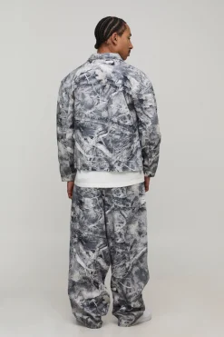Surchemise Coupe Droite Camouflage Forestier