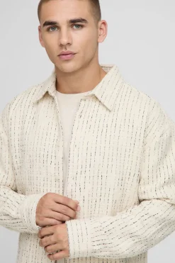 Surchemise en boucle texturée classique
