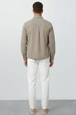 Burton Surchemise En Coton Lin<Homme Chemises