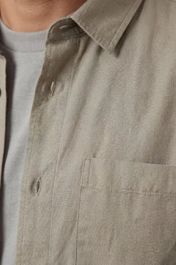 Burton Surchemise En Coton Lin<Homme Chemises