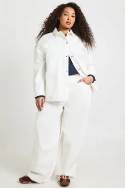 Surchemise En Denim Grande Taille