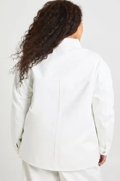 Surchemise En Denim Grande Taille