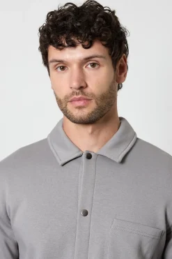 Burton Surchemise Jersey Gris Clair<Homme Sweats À Capuche Et Sweatshirts|Sweats À Capuche Et Sweats