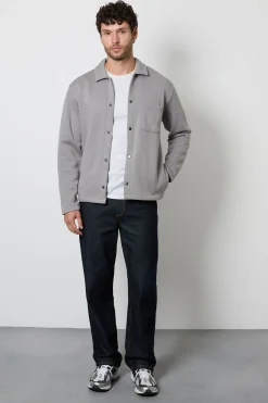 Burton Surchemise Jersey Gris Clair<Homme Sweats À Capuche Et Sweatshirts|Sweats À Capuche Et Sweats