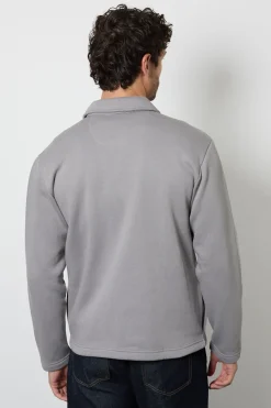 Burton Surchemise Jersey Gris Clair<Homme Sweats À Capuche Et Sweatshirts|Sweats À Capuche Et Sweats
