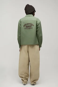Surchemise Workwear Oversize Brodée