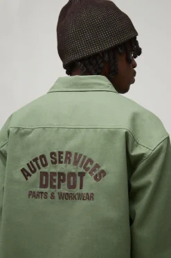 Surchemise Workwear Oversize Brodée
