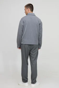 boohooMAN Surchemise à zip classique avec détails de poche<Homme Chemises