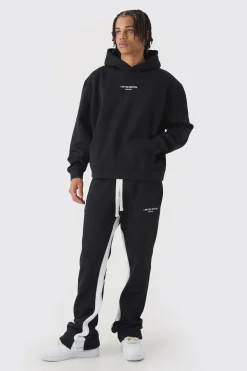 boohooMAN Surdimensionné, ample, édition limitée – survêtement à capuche avec cordons rallongés<Homme Survêtements