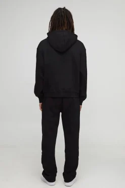 Surdimensionné survêtement à capuche raglan pour homme