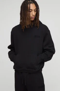 Surdimensionné survêtement à capuche raglan pour homme